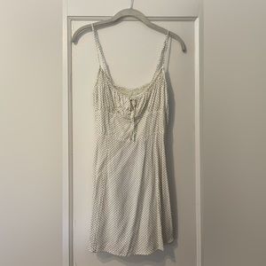 Urban Outfitters Black and White Polka Dot Mini Dress, size medium